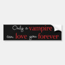 Search for vampire bumper stickers Black