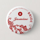 Search for floral wedding badges Bride