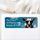 Search for funny cow return address labels Modern