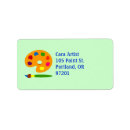 Search for painter return address labels Colourful