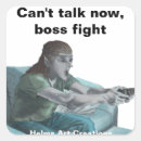 Search for video game player stickers Fantasy