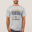 Search for retired postal worker tshirts Mail carrier