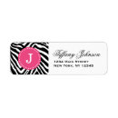 Search for pink zebra labels Girly