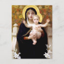 Search for bouguereau virgin and child postcards Religious