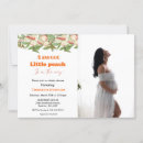 Search for sweet little peach baby shower invitations Rustic
