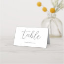 Search for bride and groom place cards Calligraphy