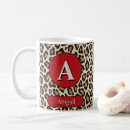 Search for monogrammed cheetah print mugs Trendy