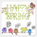 Search for happy spring stickers Bird