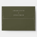 Search for olive green wedding envelopes Elegant
