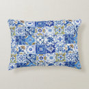 Search for blue and yellow floral cushions Watercolor