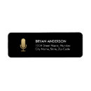 Search for song return address labels Singer
