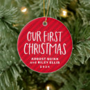 Search for twin christmas tree decorations Our first christmas