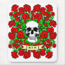 Search for goth skull mousepads Roses