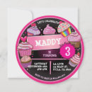 Search for rainbow cupcakes invitations Pink