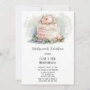 Search for elegant cake bridal shower invitations Flowers