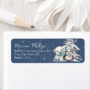 Search for bear return address labels Snow