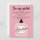 Search for perfume party invitations Pink