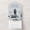 Search for tear off rsvp wedding invitations All in one
