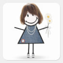 Search for cute stick figure stickers Birthday