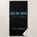 Search for father beach towels Husband