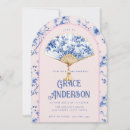 Search for fan invitations Blue