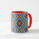 Search for blue diamonds mugs Diamond pattern