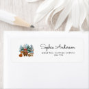 Search for winter woodland return address labels Baby shower