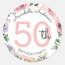Search for watercolor floral round stickers Blush pink