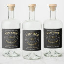 Search for gold black wine labels Modern typography