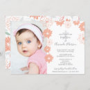 Search for peach christening invitations Pastel