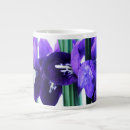 Search for purple and white flowers mugs Delicate