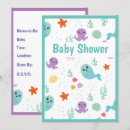 Search for octopus baby shower invitations Ocean