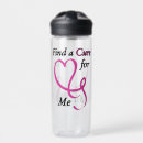 Search for breast cancer water bottles Heart
