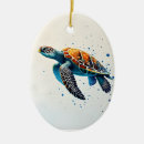 Search for turtle oval christmas tree decorations Sea