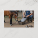 Search for farrier business cards Vintage