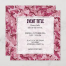 Search for military camo invitations Pink