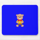 Search for cute teddy bear mousepads Blue