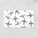 Search for plane business cards Gold