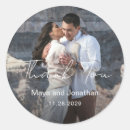 Search for round photo wedding stickers Modern