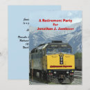 Search for railroad tracks invitations Locomotive
