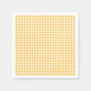 Search for yellow gingham napkins Rustic