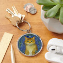 Search for cute kitten key rings Blue