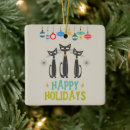 Search for cats christmas tree decorations Retro