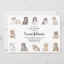 Search for puppy dog baby shower invitations Flower