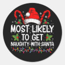 Search for naughty santa stickers Party