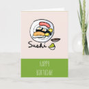 Search for cute sushi cards Japan