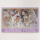 Search for four seasons puzzles Mucha
