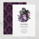Search for purple halloween invitations Gothic