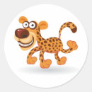 Search for cartoon leopard stickers Animal