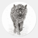 Search for winter snow wolf stickers Wildlife
